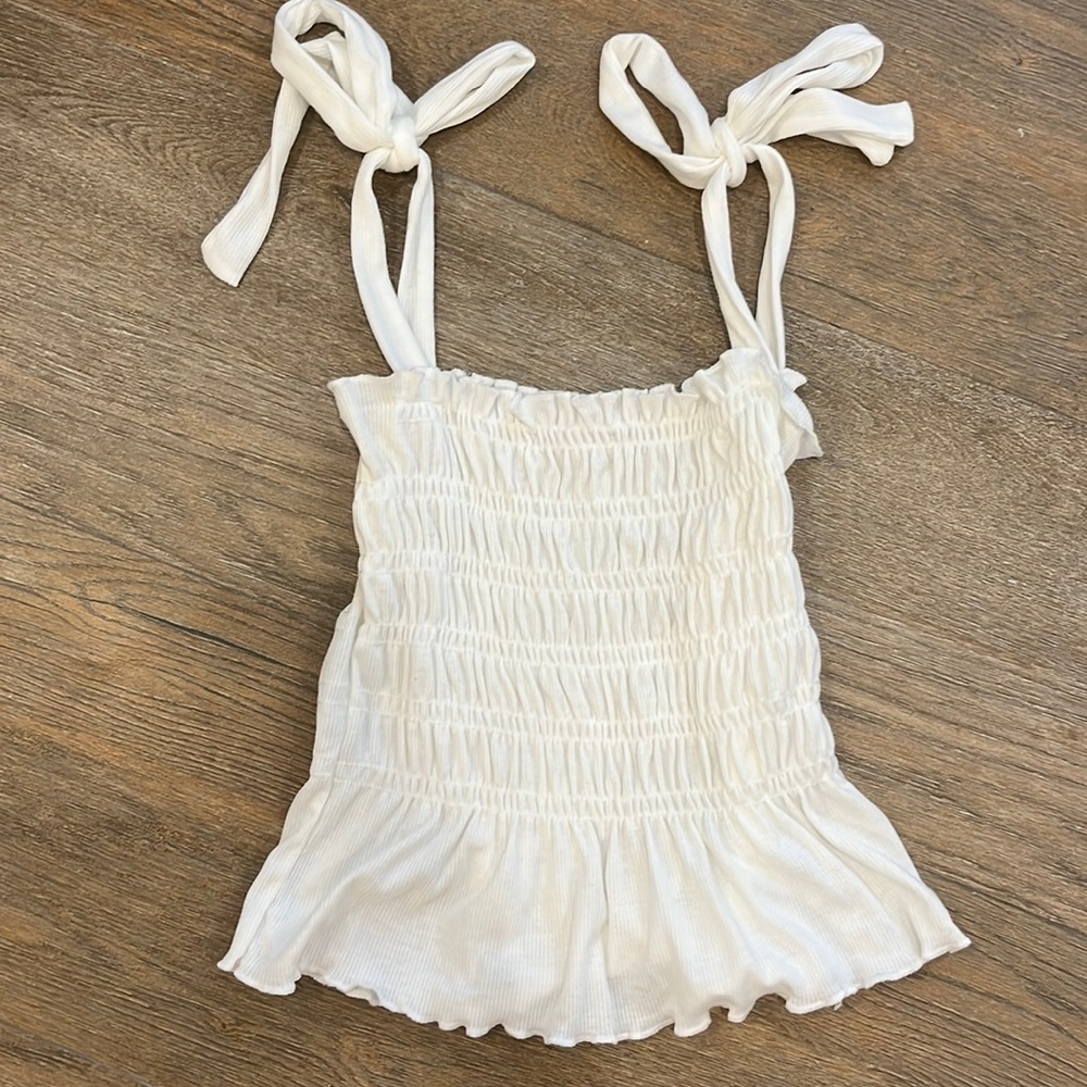 altar’d state tie-sleeve flowy tank top